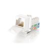 Cables to Go 90° Cat5E Rj45 Utp Keystone Jack - White Wholesale