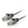 Cables to Go 2Ft (0.6M) Cat6 Snagless Unshielded (Utp) Slim Ethernet Network Patch Cable - Gray Hot