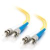 Cables to Go 6.6Ft (2M) St-St 9/125 Os2 Duplex Single-Mode Fiber Optic Cable (Taa Compliant) - Plenum Cmp-Rated - Yellow Clearance