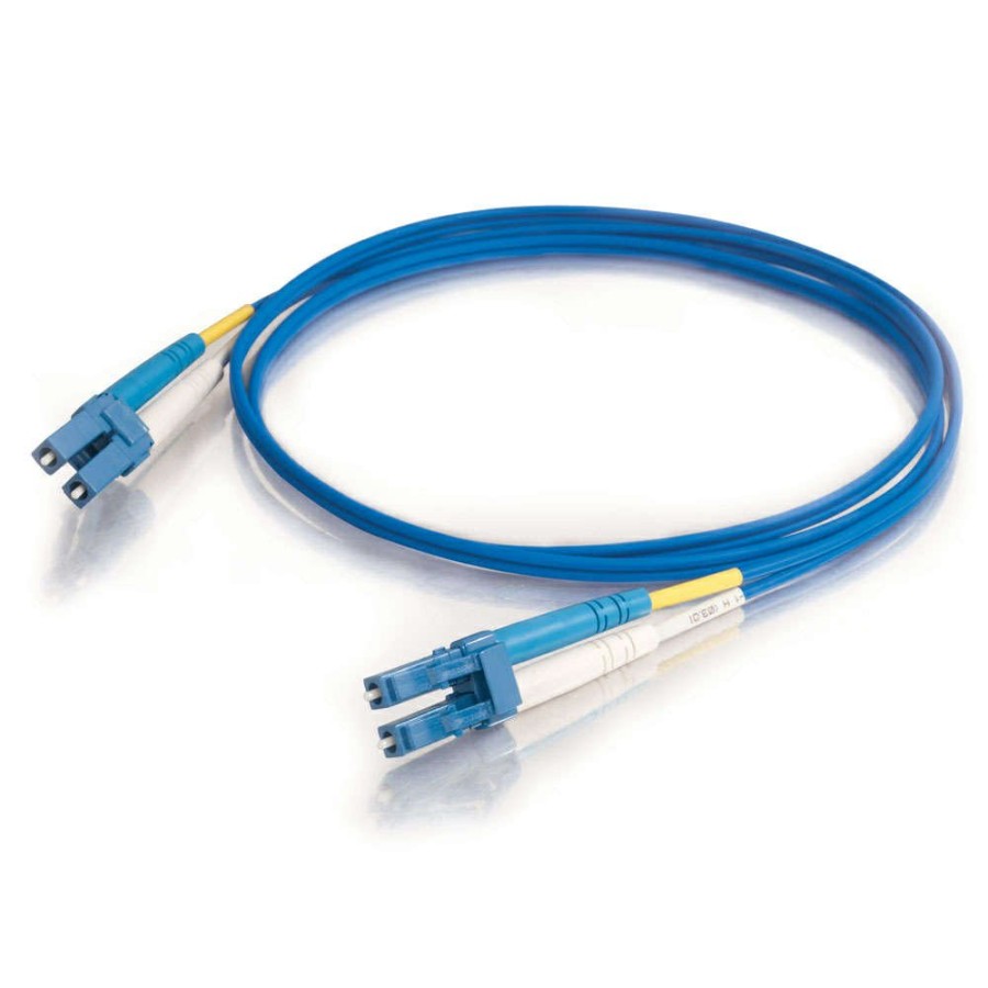 Cables to Go 32.8Ft (10M) Lc-Lc 9/125 Os2 Duplex Single-Mode Pvc Fiber Optic Cable (Taa Compliant) - Blue Hot