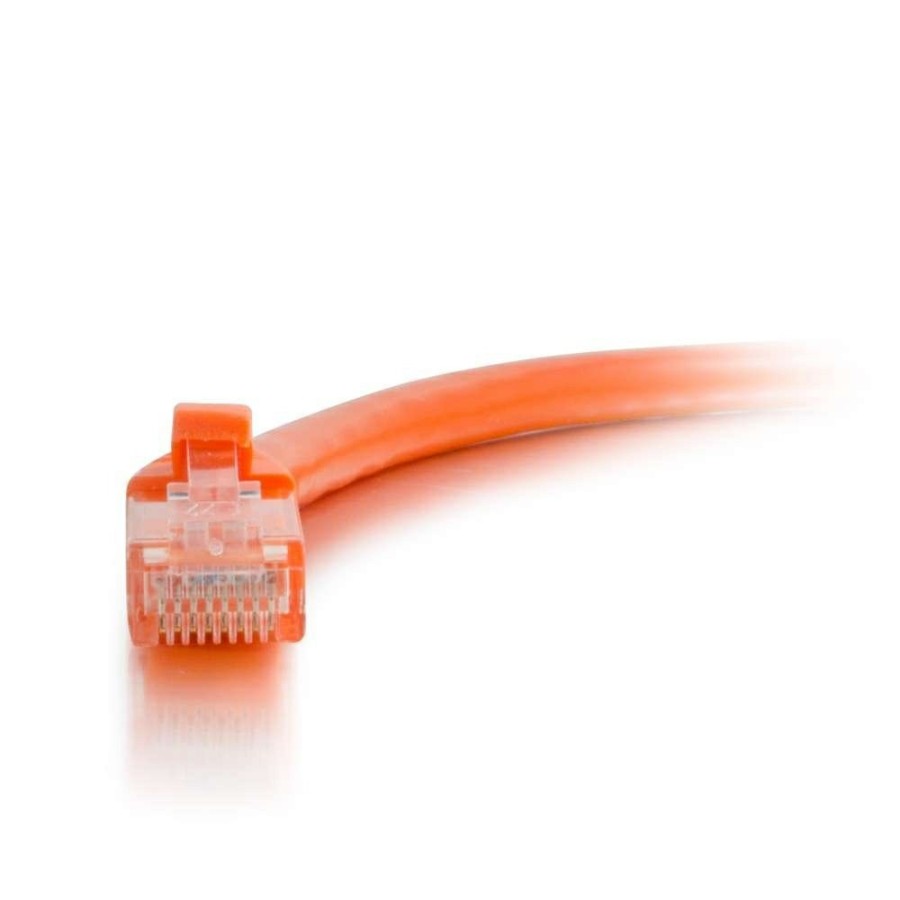 Cables to Go 0.5Ft (0.15M) Cat6 Snagless Unshielded (Utp) Ethernet Network Patch Cable - Orange Clearance