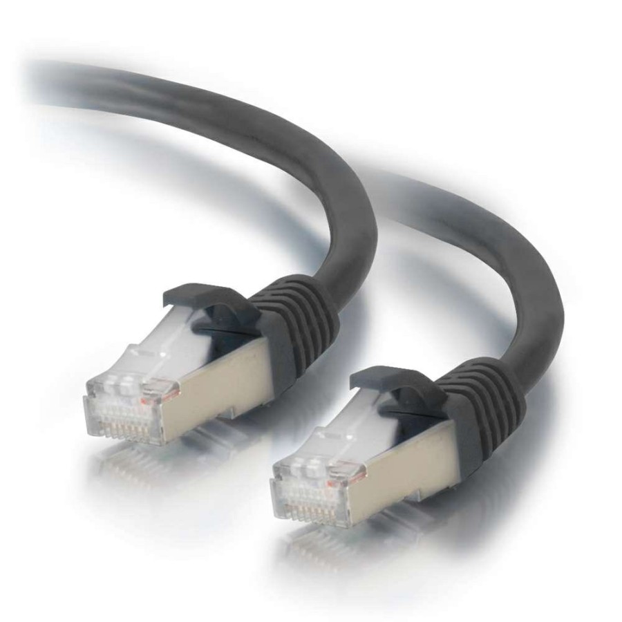 Cables to Go 9Ft (2.7M) Cat6 Snagless Shielded (Stp) Ethernet Network Patch Cable - Black Best