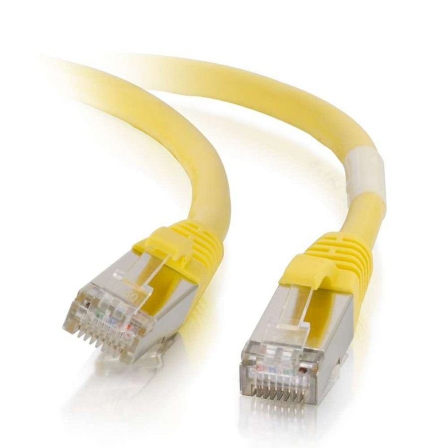 Cables to Go 20Ft (6.1M) Cat6 Snagless Shielded (Stp) Ethernet Network Patch Cable - Yellow Hot