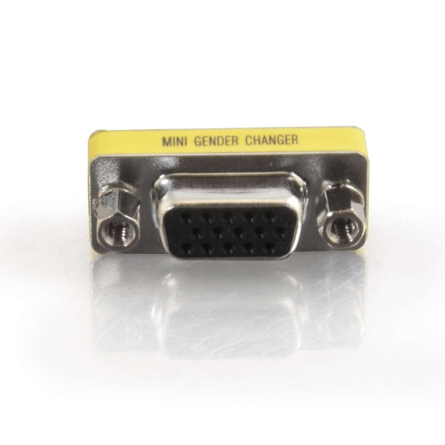 Cables to Go Hd15 Vga F/F Mini Gender Changer (Coupler) New