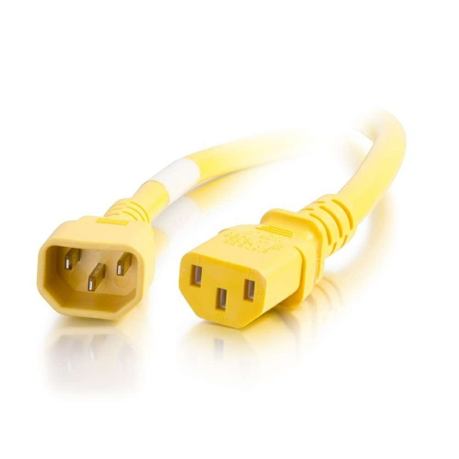 Cables to Go 1Ft (0.3M) 18Awg Power Cord (Iec320C14 To Iec320C13) - Yellow Online