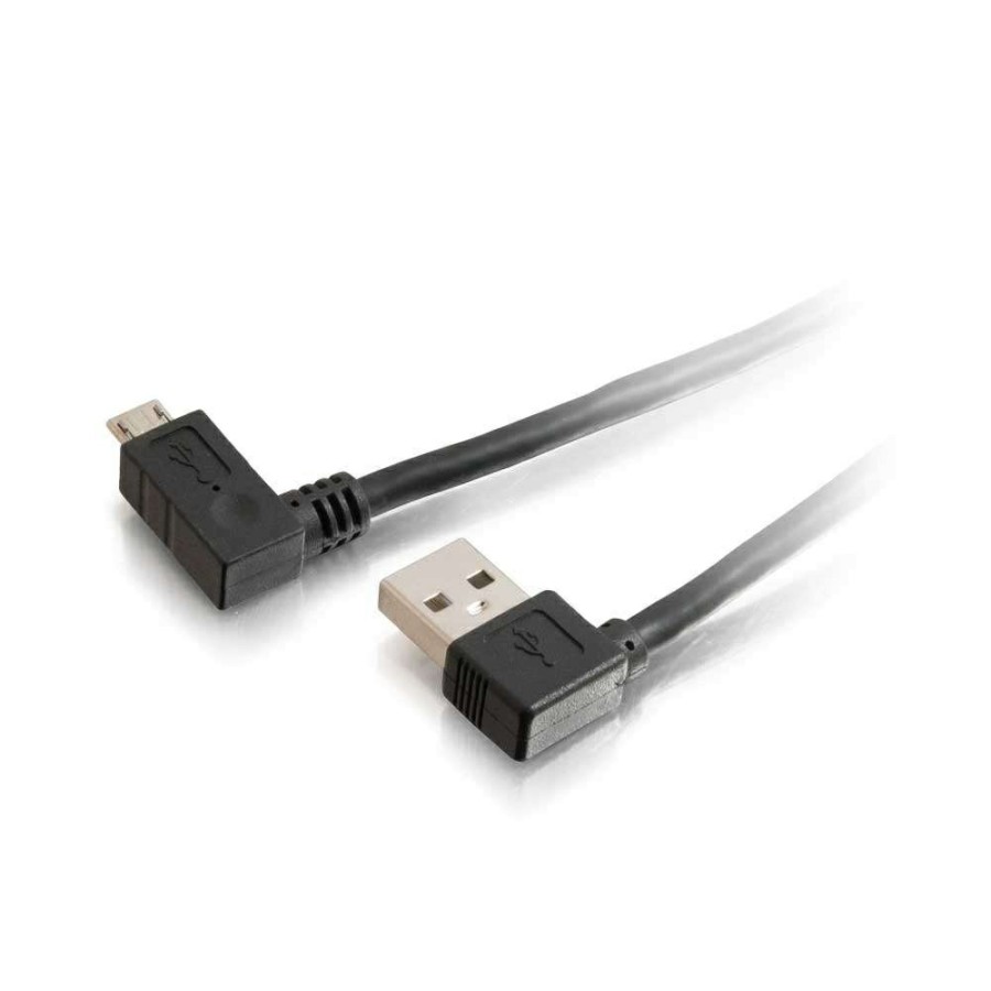 Cables to Go 9.8Ft (3M) Usb 2.0 A Right Angle Male To Micro-Usb B Right Angle Male Cable Hot