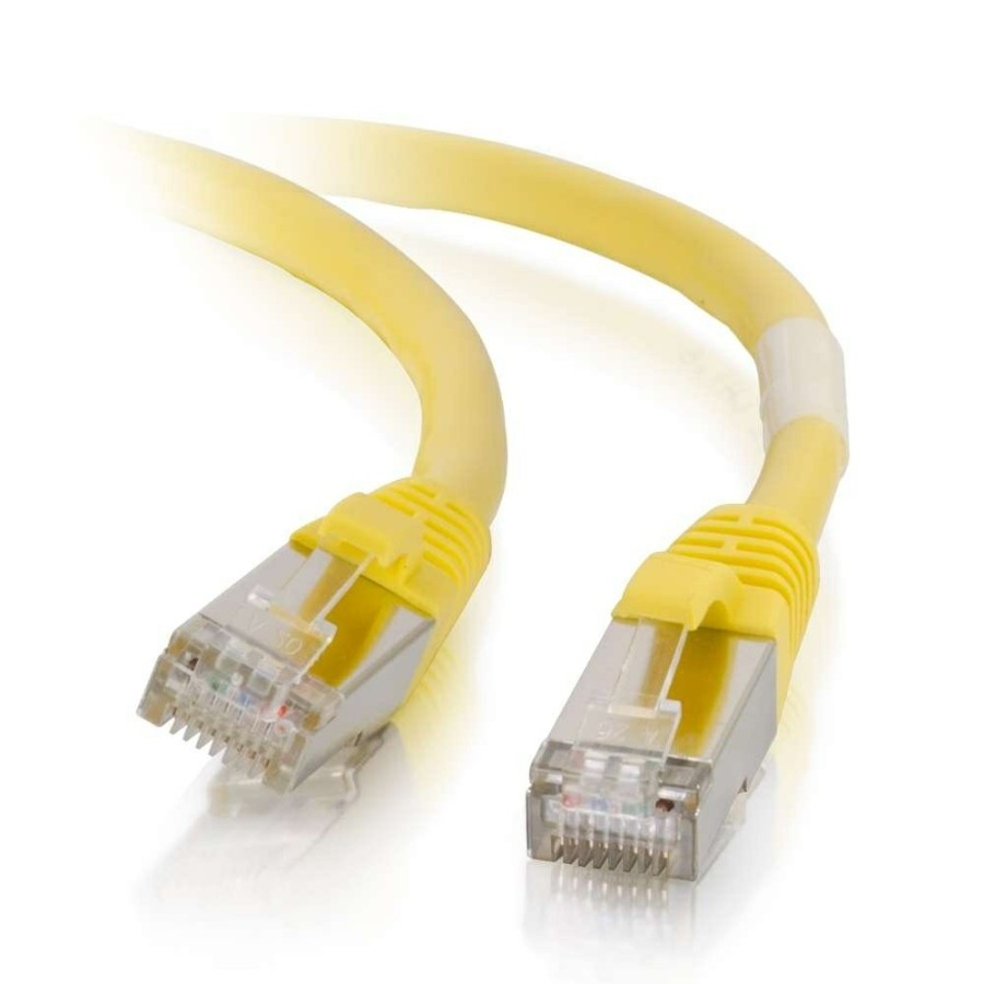 Cables to Go 0.5Ft (0.15M) Cat6 Snagless Shielded (Stp) Ethernet Network Patch Cable - Yellow Wholesale