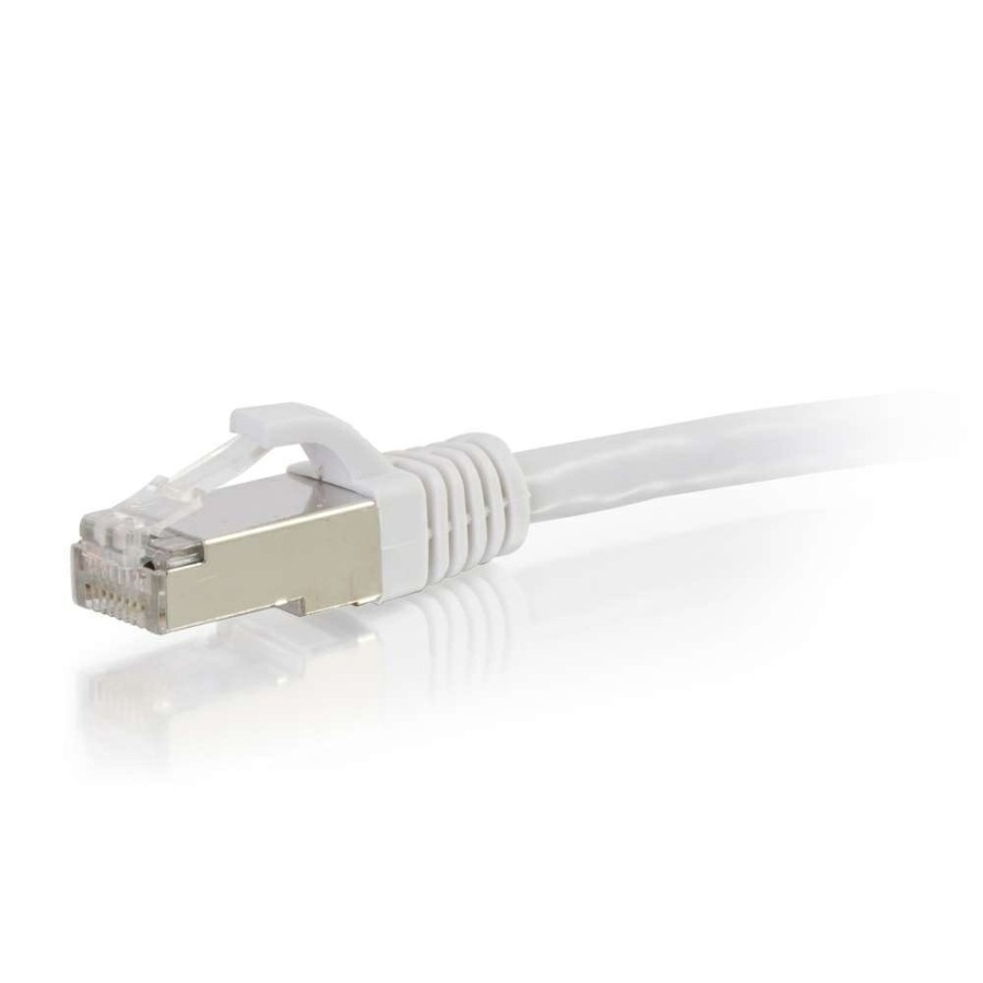 Cables to Go 0.5Ft (0.15M) Cat6 Snagless Shielded (Stp) Ethernet Network Patch Cable - White Online