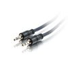 Cables to Go 25Ft (7.6M) 3.5Mm Stereo Audio Cable With Low Profile Connectors M/M - Plenum Cmp-Rated Hot