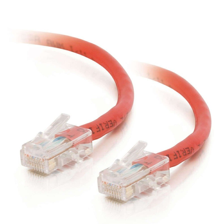 Cables to Go 7Ft (2.1M) Cat5E Non-Booted Unshielded (Utp) Network Crossover Patch Cable - Red Best