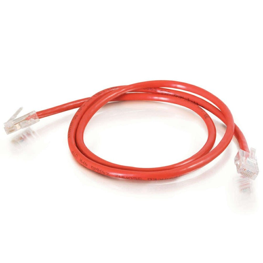 Cables to Go 7Ft (2.1M) Cat5E Non-Booted Unshielded (Utp) Network Crossover Patch Cable - Red Best