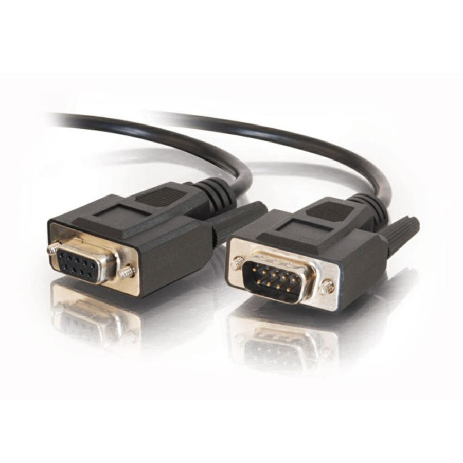 Cables to Go 15Ft (4.6M) Db9 M/F Serial Rs232 Extension Cable - Black Hot