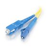 Cables to Go 9.8Ft (3M) Lc-Sc 9/125 Os2 Simplex Single-Mode Fiber Optic Cable (Taa Compliant) - Plenum Cmp-Rated - Yellow Hot