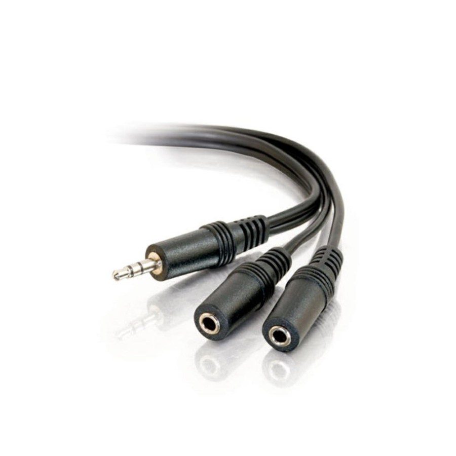 Cables to Go 6Ft (1.8M) One 3.5Mm Stereo Male To Two 3.5Mm Stereo Female Y-Cable Wholesale