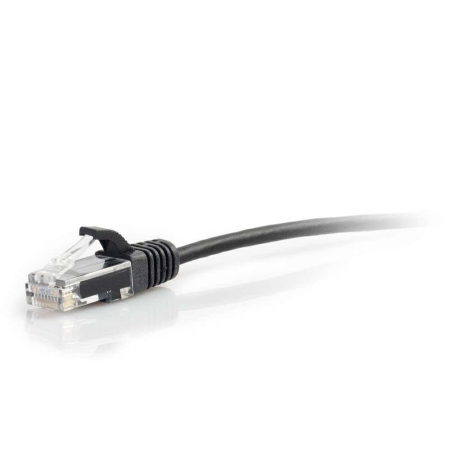 Cables to Go 1Ft (0.3M) Cat5E Snagless Unshielded (Utp) Slim Ethernet Network Patch Cable - Black Online