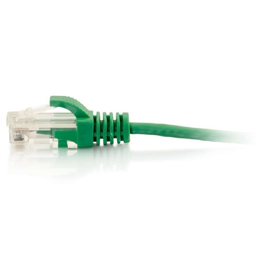 Cables to Go 10Ft (3M) Cat6 Snagless Unshielded (Utp) Slim Ethernet Network Patch Cable - Green Hot