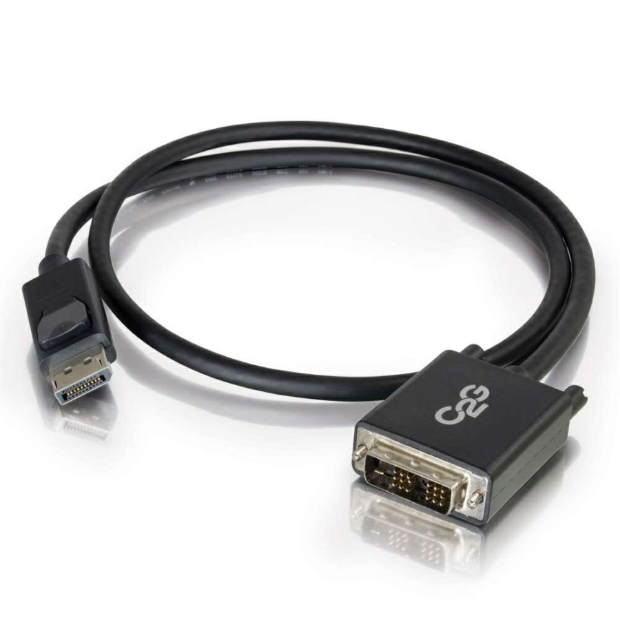 Cables to Go 6Ft (1.8M) Displayport Male To Single Link Dvi-D Male Adapter Cable - Black Wholesale