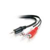 Cables to Go 6Ft (1.8M) Value Series One 3.5Mm Stereo Male To Two Rca Stereo Male Y-Cable Hot