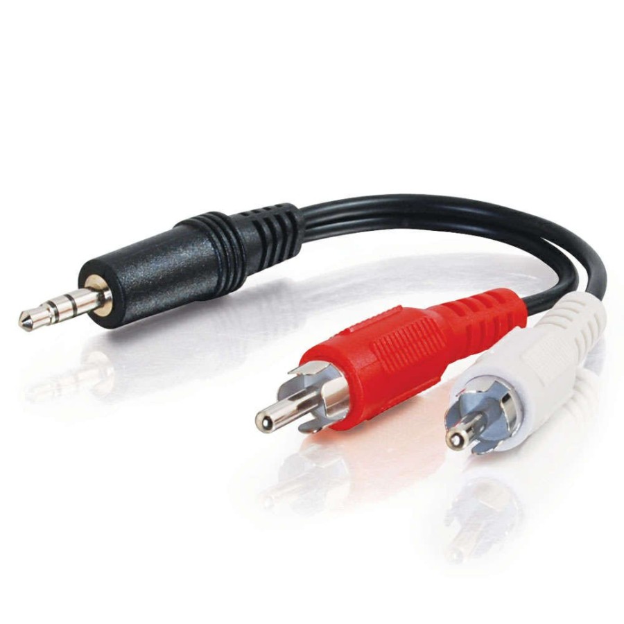 Cables to Go 6Ft (1.8M) Value Series One 3.5Mm Stereo Male To Two Rca Stereo Male Y-Cable Hot