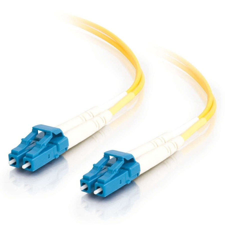 Cables to Go 65.6Ft (20M) Lc-Lc 9/125 Os2 Duplex Single-Mode Fiber Optic Cable - Plenum Cmp-Rated - Yellow Best