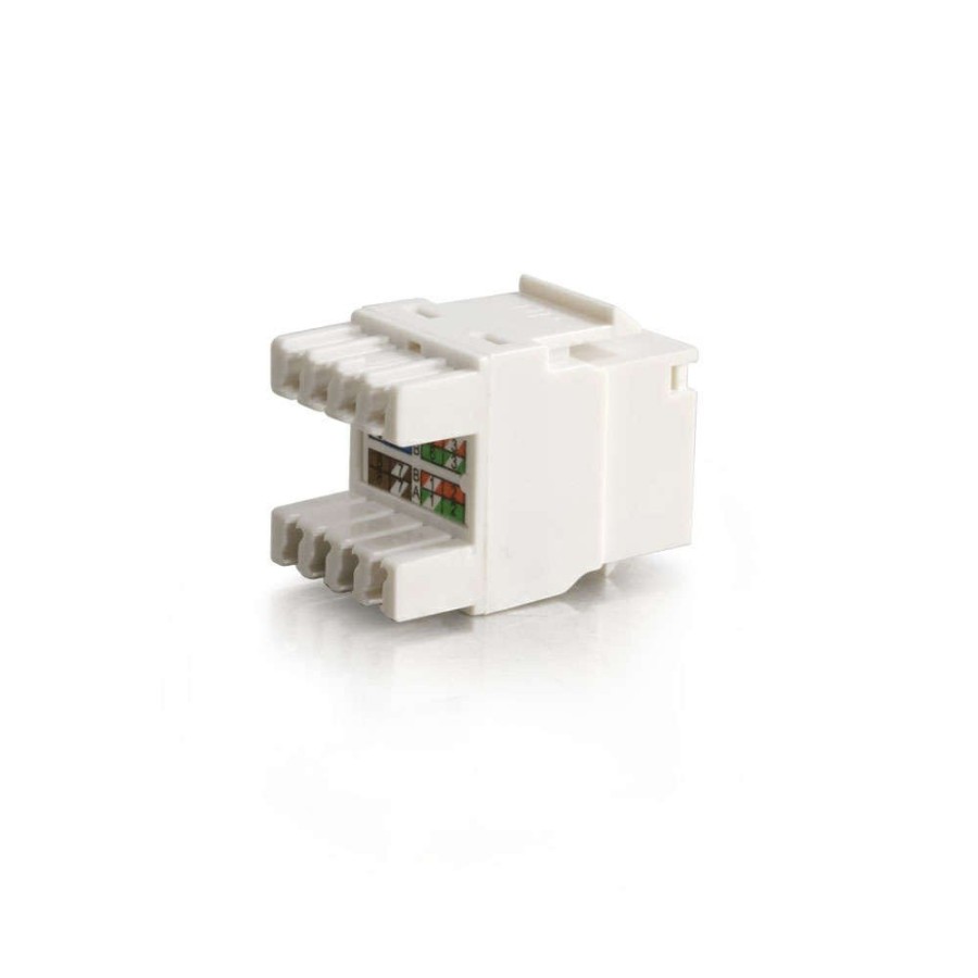 Cables to Go Cat5E Rj45 Utp Keystone Jack - White Online