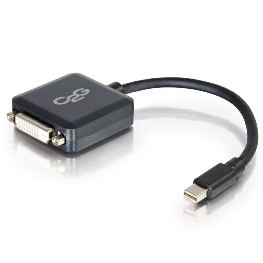 Cables to Go 8In Mini Displayport Male To Single Link Dvi-D Female Adapter Converter - Black Wholesale