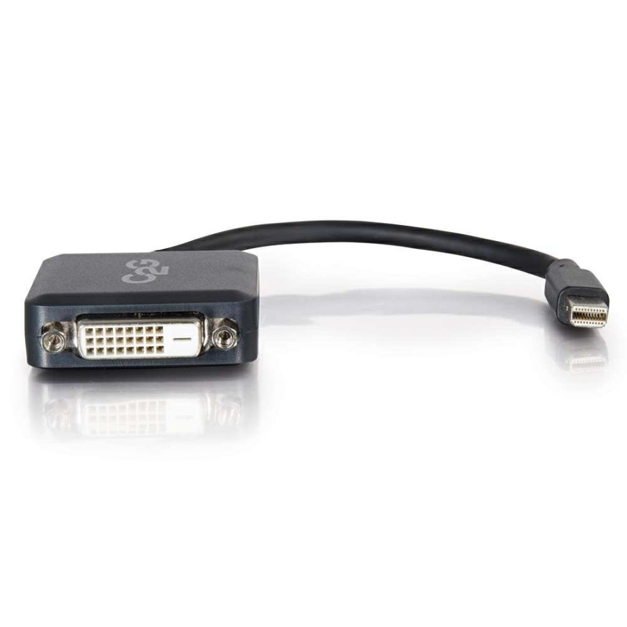 Cables to Go 8In Mini Displayport Male To Single Link Dvi-D Female Adapter Converter - Black Wholesale