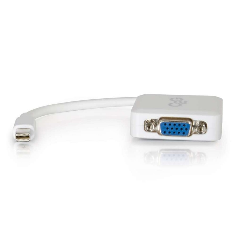 Cables to Go 8In Mini Displayport Male To Vga Female Active Adapter Converter - White New