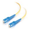 Cables to Go 65.6Ft (20M) Sc-Sc 9/125 Os2 Simplex Single-Mode Fiber Optic Cable - Plenum Cmp-Rated - Yellow Wholesale