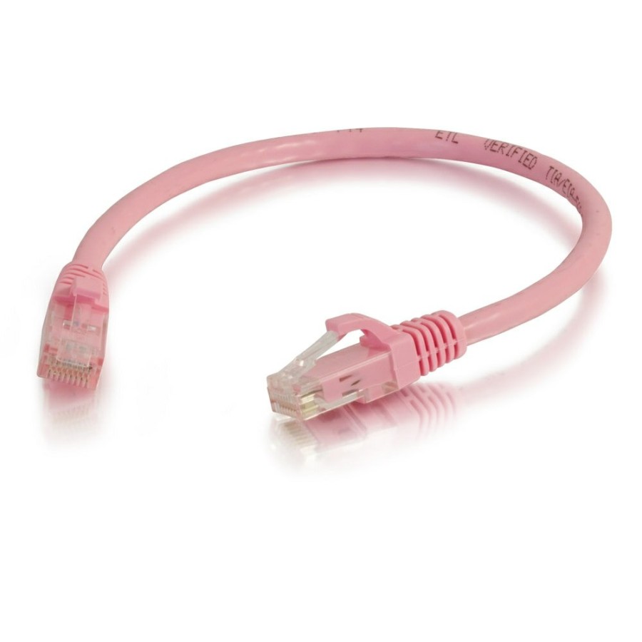 Cables to Go 0.5Ft (0.15M) Cat6A Snagless Unshielded (Utp) Ethernet Network Patch Cable - Pink Wholesale