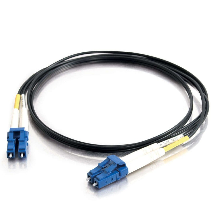 Cables to Go 3.3Ft (1M) Lc-Lc 9/125 Os2 Duplex Single-Mode Pvc Fiber Optic Cable - Black Hot