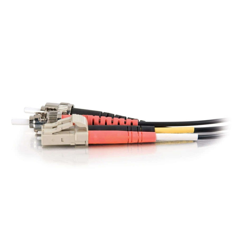 Cables to Go 6.6Ft (2M) Lc-St 62.5/125 Om1 Duplex Multimode Pvc Fiber Optic Cable - Black Online