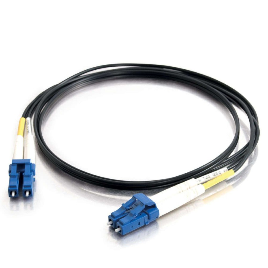 Cables to Go 16.4Ft (5M) Lc-Lc 9/125 Os2 Duplex Single-Mode Pvc Fiber Optic Cable - Black Hot