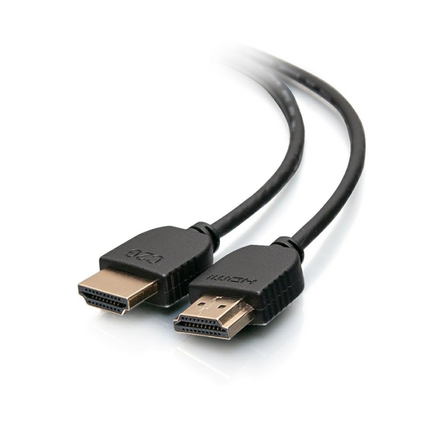 Cables to Go 1Ft (0.3M) C2G Plus Series Slim Flexible Hdmi® Cable With Low Profile Connectors 4K 60Hz Clearance