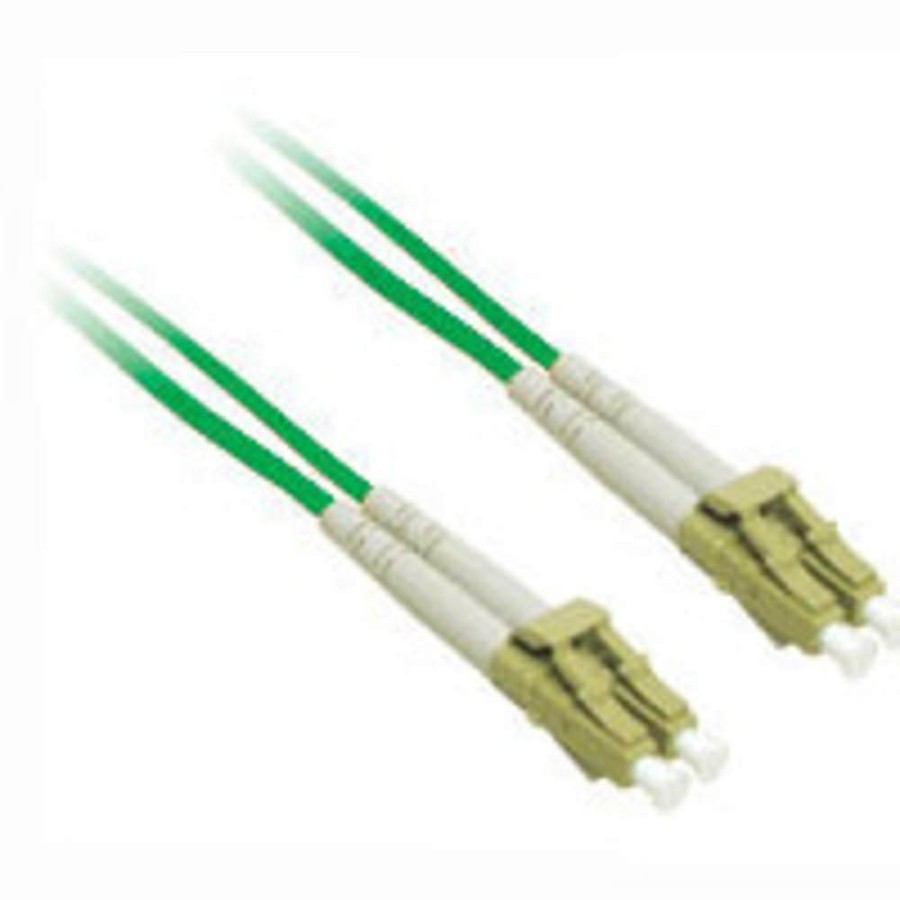 Cables to Go 16.4Ft (5M) Lc-Lc 50/125 Om2 Duplex Multimode Pvc Fiber Optic Cable (Taa Compliant) - Green New