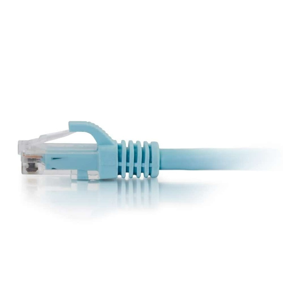 Cables to Go 100Ft (30.5M) Cat6A Snagless Unshielded (Utp) Ethernet Network Patch Cable - Aqua Clearance