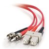 Cables to Go 16.4Ft (5M) Sc-St 62.5/125 Om1 Duplex Multimode Pvc Fiber Optic Cable - Red Clearance