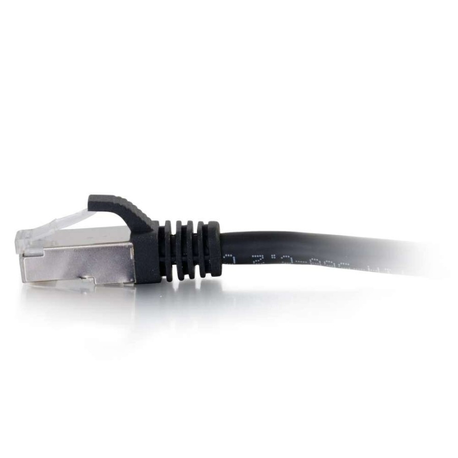 Cables to Go 1Ft (0.3M) Cat6A Snagless Shielded (Stp) Ethernet Network Patch Cable - Black Best