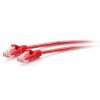 Cables to Go 1Ft (0.3M) Cat6A Snagless Unshielded (Utp) Slim Ethernet Network Patch Cable - Red Best