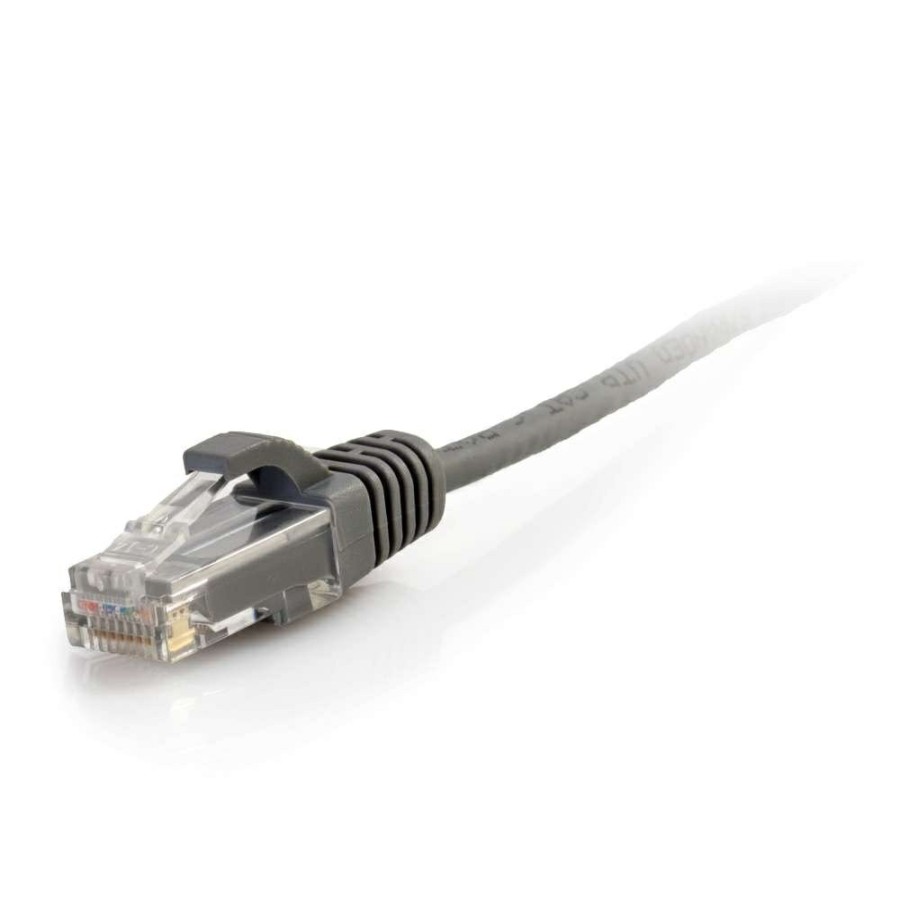 Cables to Go 10Ft (3M) Cat5E Snagless Unshielded (Utp) Slim Ethernet Network Patch Cable - Gray New