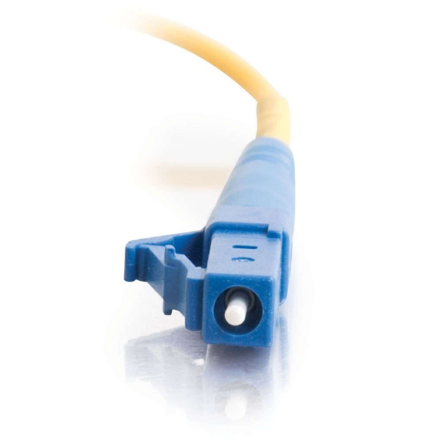 Cables to Go 6.6Ft (2M) Lc-Lc 9/125 Os2 Simplex Single-Mode Pvc Fiber Optic Cable - Yellow Hot