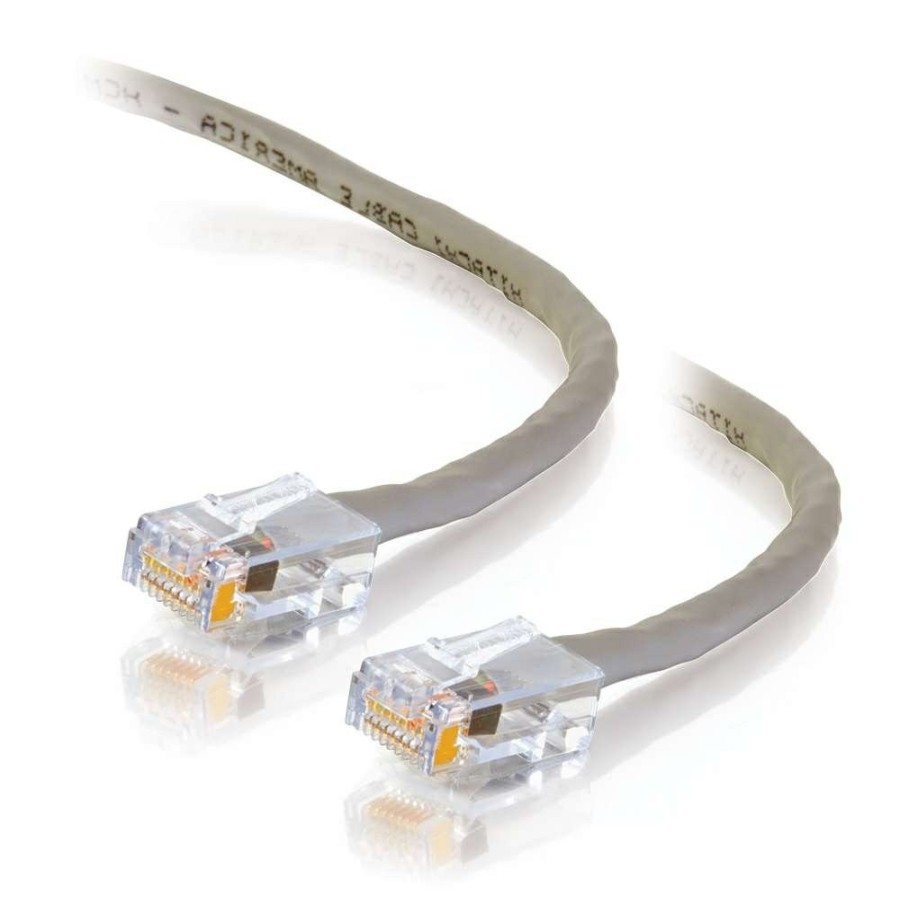 Cables to Go 100Ft (30.5M) Cat6 Non-Booted Utp Unshielded Ethernet Network Patch Cable - Plenum Cmp-Rated (Taa Compliant) - Gray New