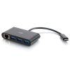 Cables to Go Usb-C® To Ethernet Adapter With 3-Port Usb Hub - Black Best