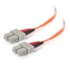 Cables to Go 29.5Ft (9M) Sc-Sc 50/125 Om2 Duplex Multimode Pvc Fiber Optic Cable (Taa Compliant) - Orange New