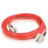 Cables to Go 32.8Ft (10M) Sc-Sc 62.5/125 Om1 Duplex Multimode Pvc Fiber Optic Cable - Red New