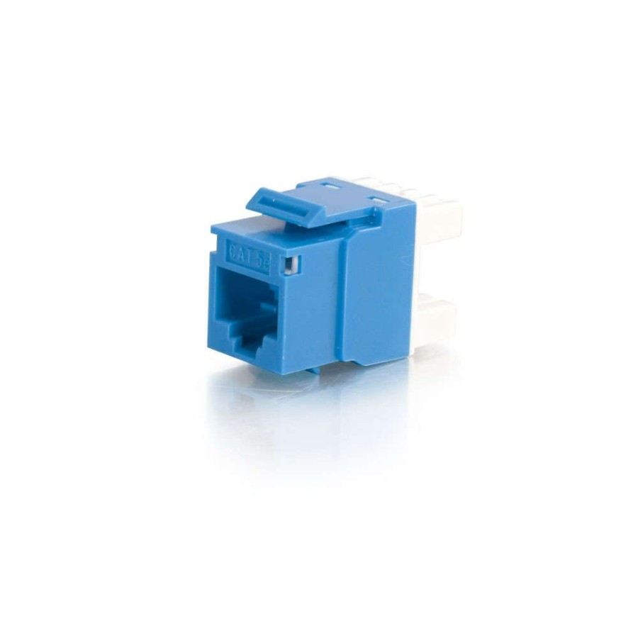 Cables to Go Cat5E Rj45 Utp Keystone Jack - Blue Clearance