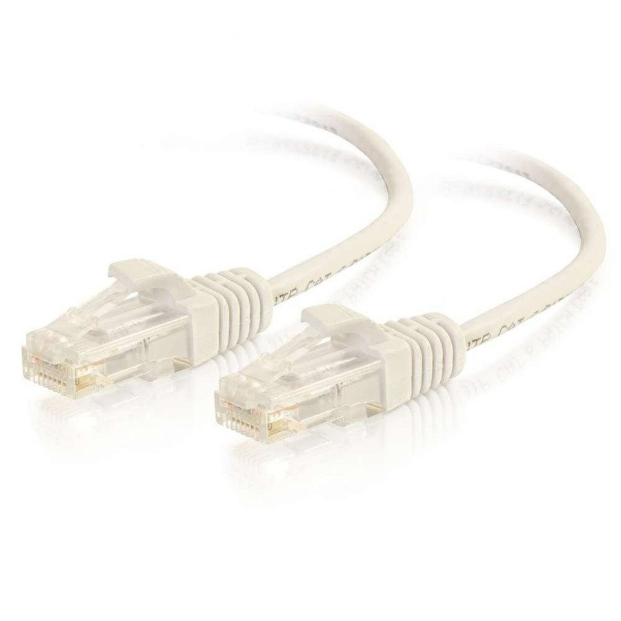 Cables to Go 7Ft (2.1M) Cat6 Snagless Unshielded (Utp) Slim Ethernet Network Patch Cable - White Best