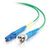 Cables to Go 9.8Ft (3M) Lc-St 9/125 Os2 Simplex Single-Mode Pvc Fiber Optic Cable (Taa Compliant) - Green Best