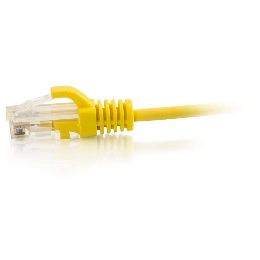 Cables to Go 7Ft (2.1M) Cat6 Snagless Unshielded (Utp) Slim Ethernet Network Patch Cable - Yellow Clearance