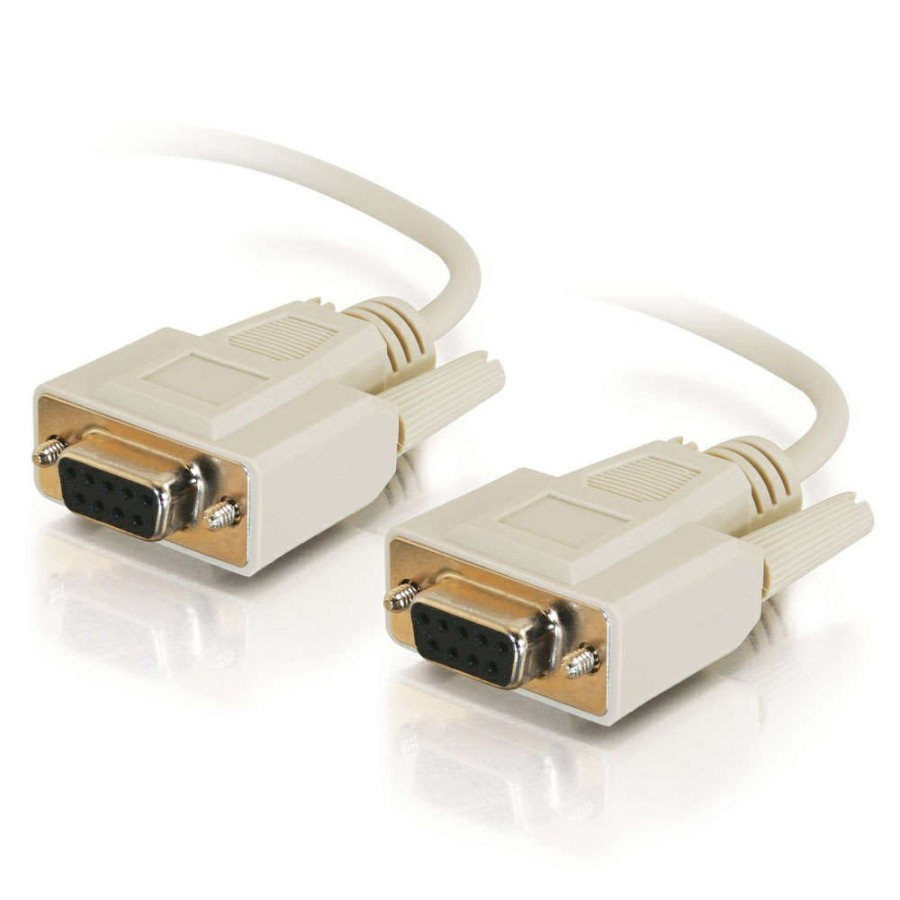 Cables to Go 6Ft (1.8M) Db9 F/F Serial Rs232 Null Modem Cable - Beige Best